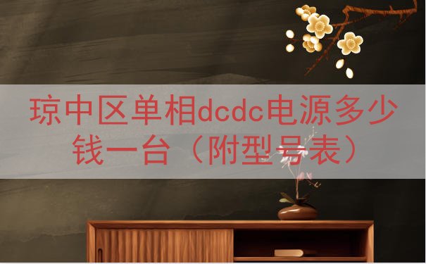 琼中区单相dcdc电源多少钱一台（附型号表）